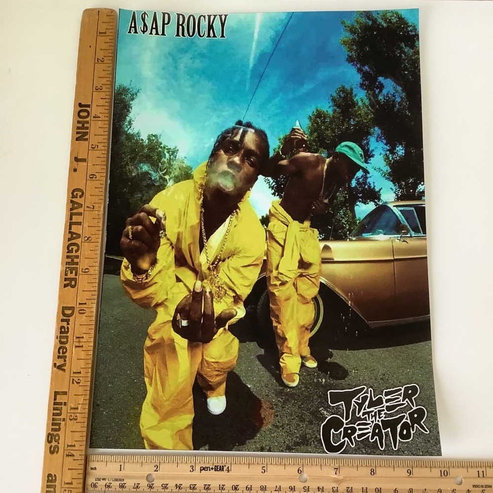 A$AP Rocky ASAP & Tyler, The Creator Poster Print 14x10 Professional Inkjet Pape
